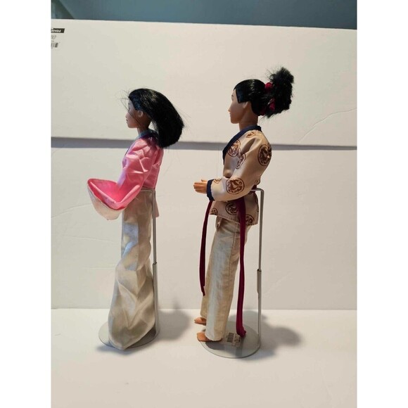 Mulan and Li Shang Disney Princess Barbie Dolls Classic Collection Edition 1997 - Picture 2 of 12